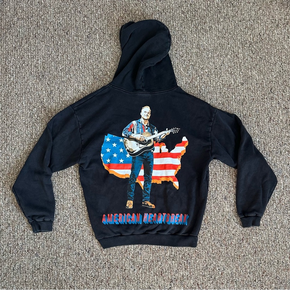 Zach Bryan American Heartbreak Tour Hooded Sweatshirt
